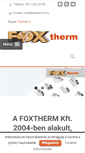 Mobile Screenshot of foxtherm.hu